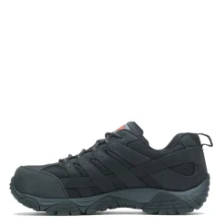 Sneakers & Athletics*Merrell Men's , Moab Vertex 2 Low Toe CF Safety Work Shoe Black