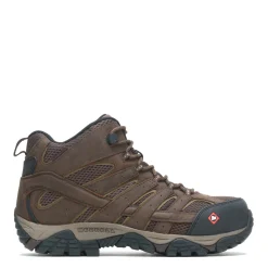 Work & Safety*Merrell Men's , Moab Vertex 2 Mid CF Safety Work Boot Clay