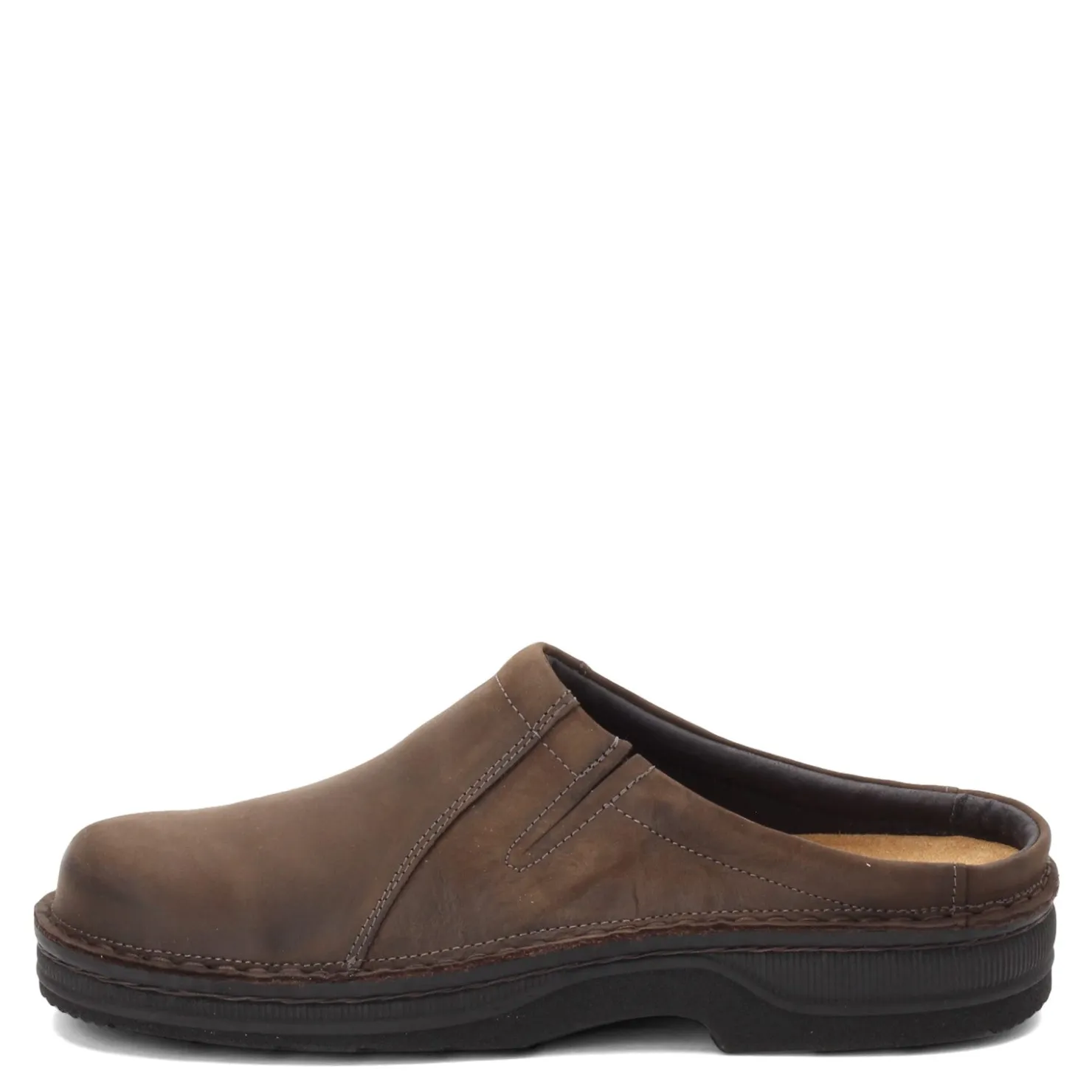 Slip-On Shoes*Naot Men's , Bjorn Clog Oily Brown Nubuck