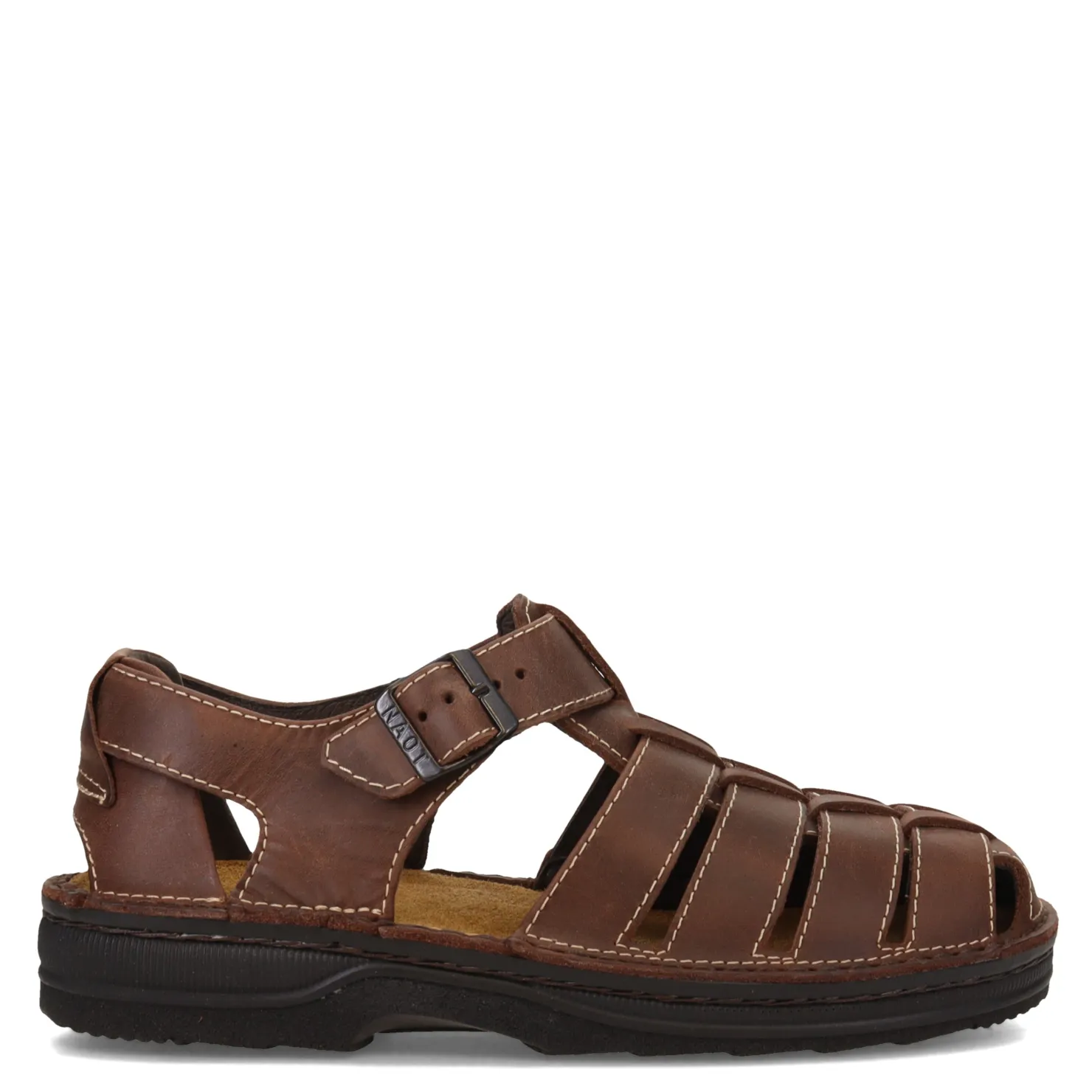 Sandals*Naot Men's , Julius Sandal Crazyhorse Brown