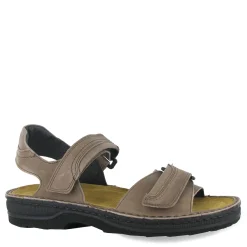 Sandals*Naot Men's , Lappland Sandal Oily Bark Nubuck