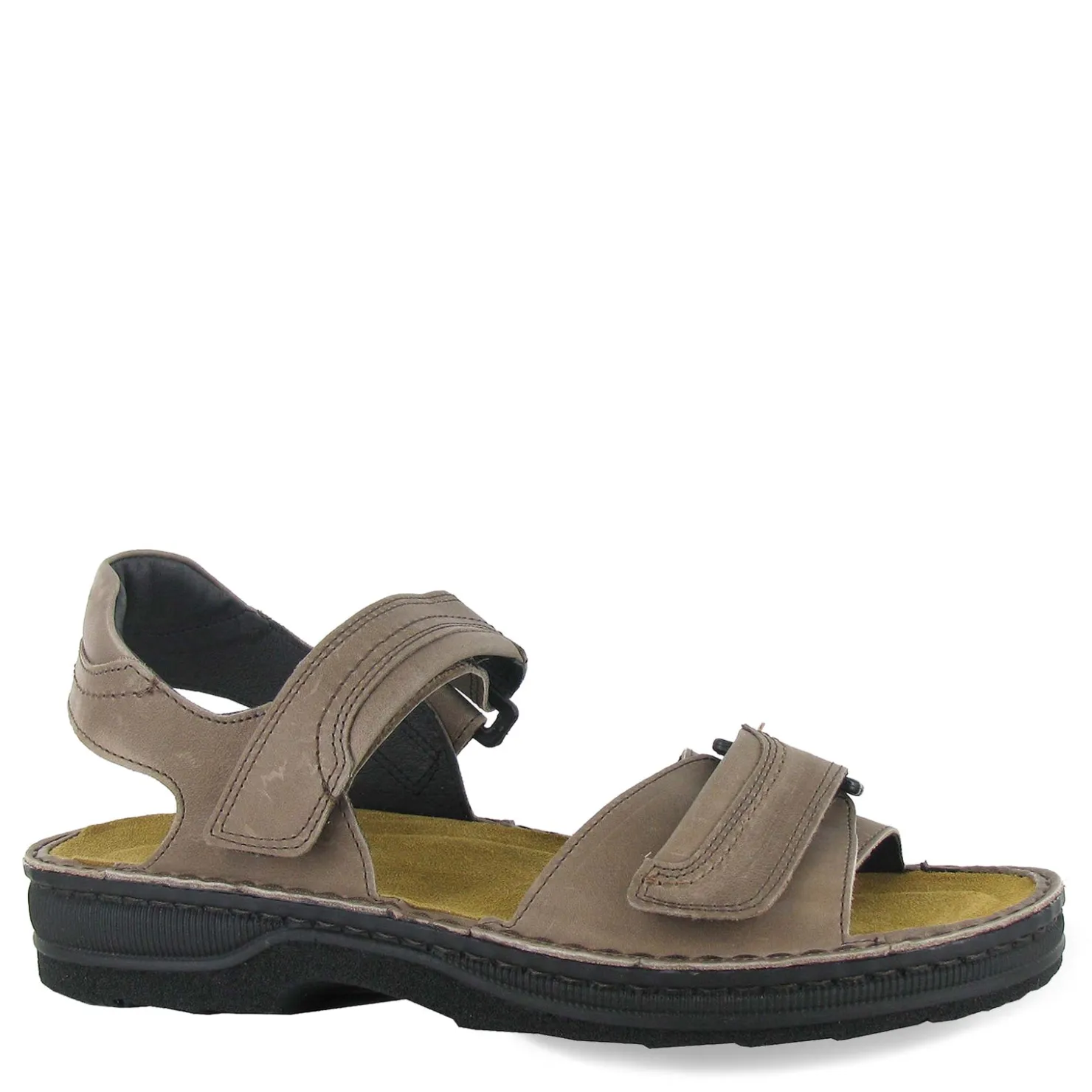 Sandals*Naot Men's , Lappland Sandal Oily Bark Nubuck