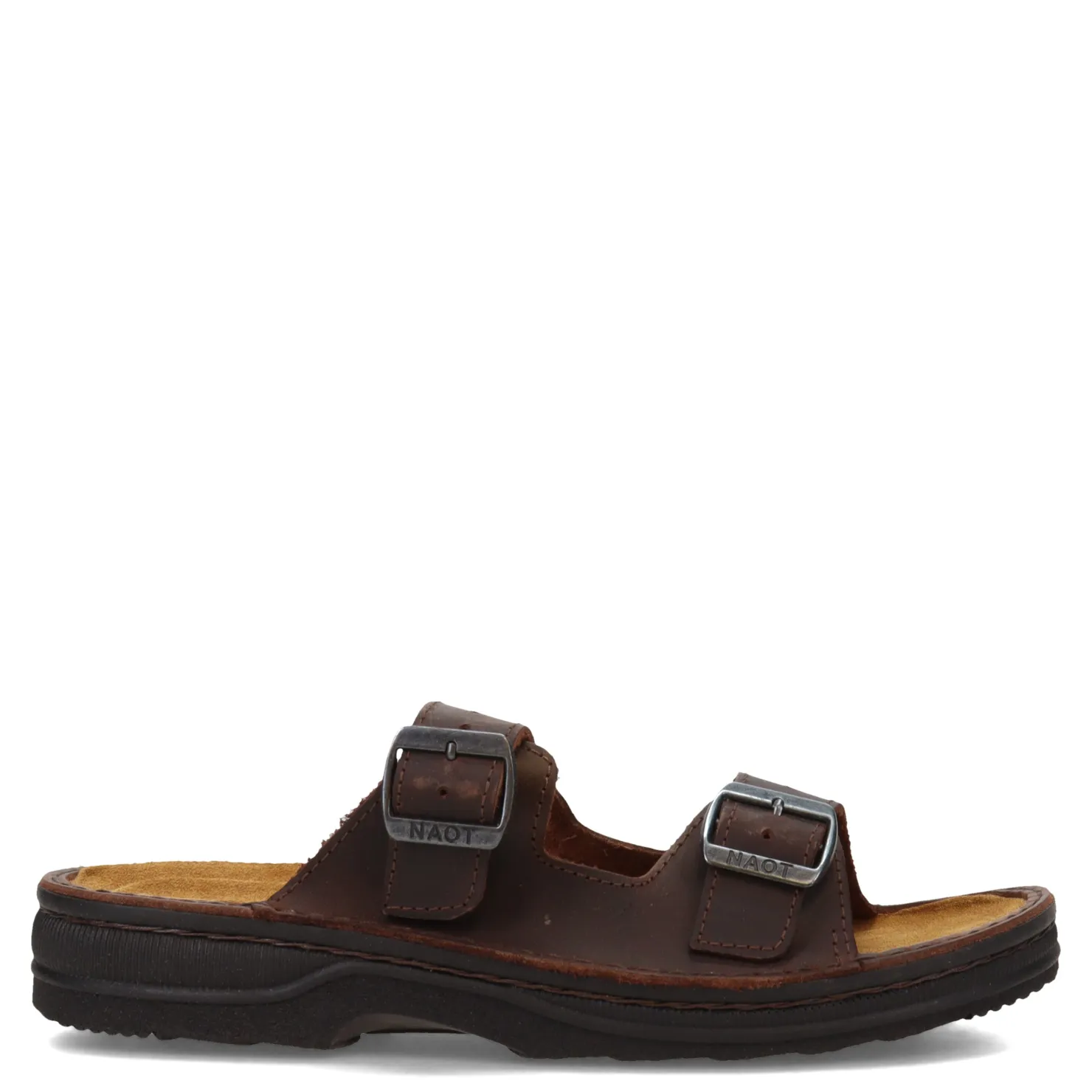 Sandals*Naot Men's , Mikael 2 Sandal Brown Crazy Horse