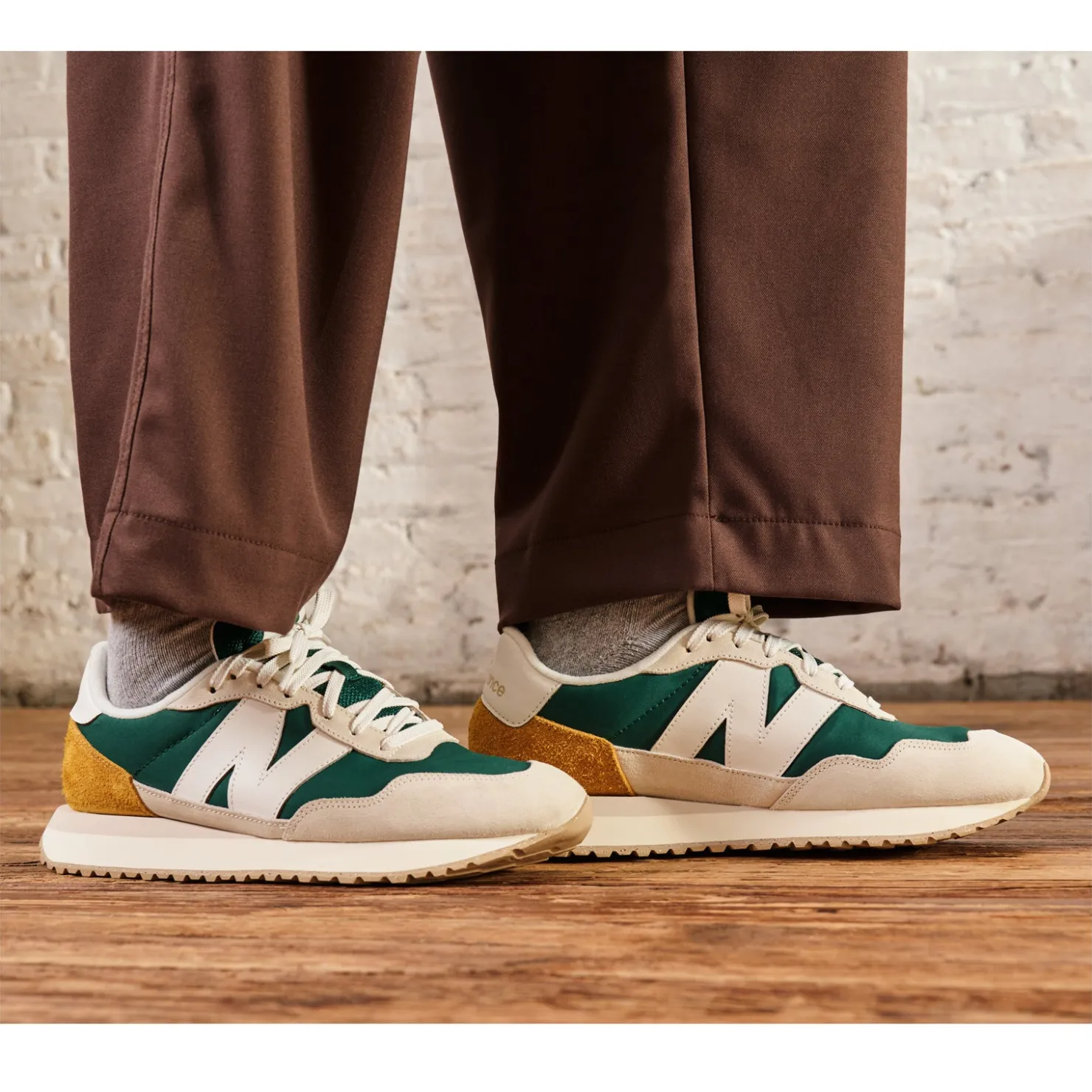 Fashion & Street*New Balance Men's , 237 Sneaker Grey Light Green