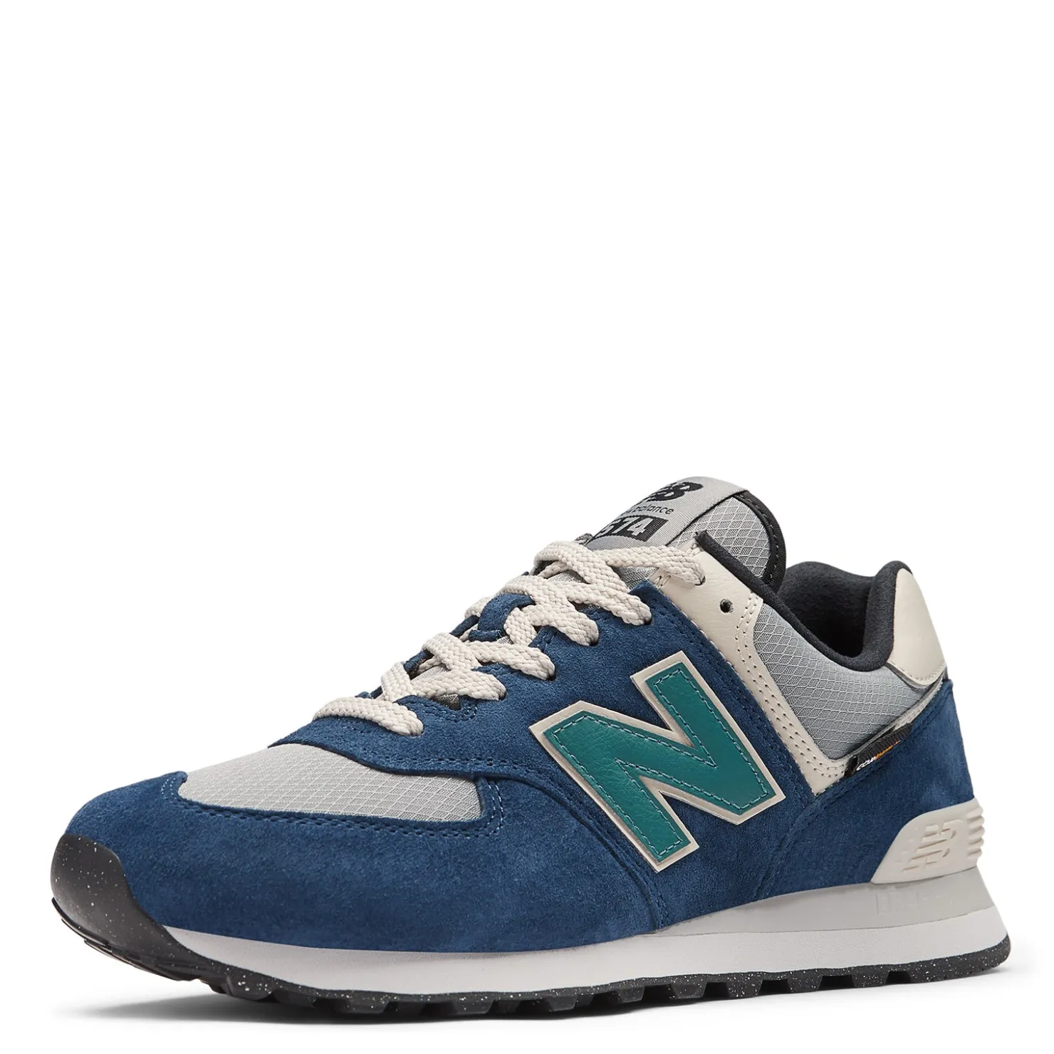 Fashion & Street*New Balance Men's , 574 Sneaker Nb Navy/Slate Grey/New Spruce