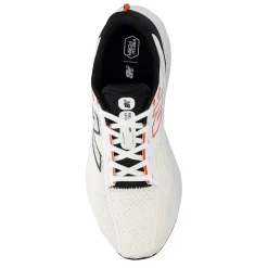 Running*New Balance Men's , Arishi Fresh Foam v4 Running Shoe White/Black/Neo Flame