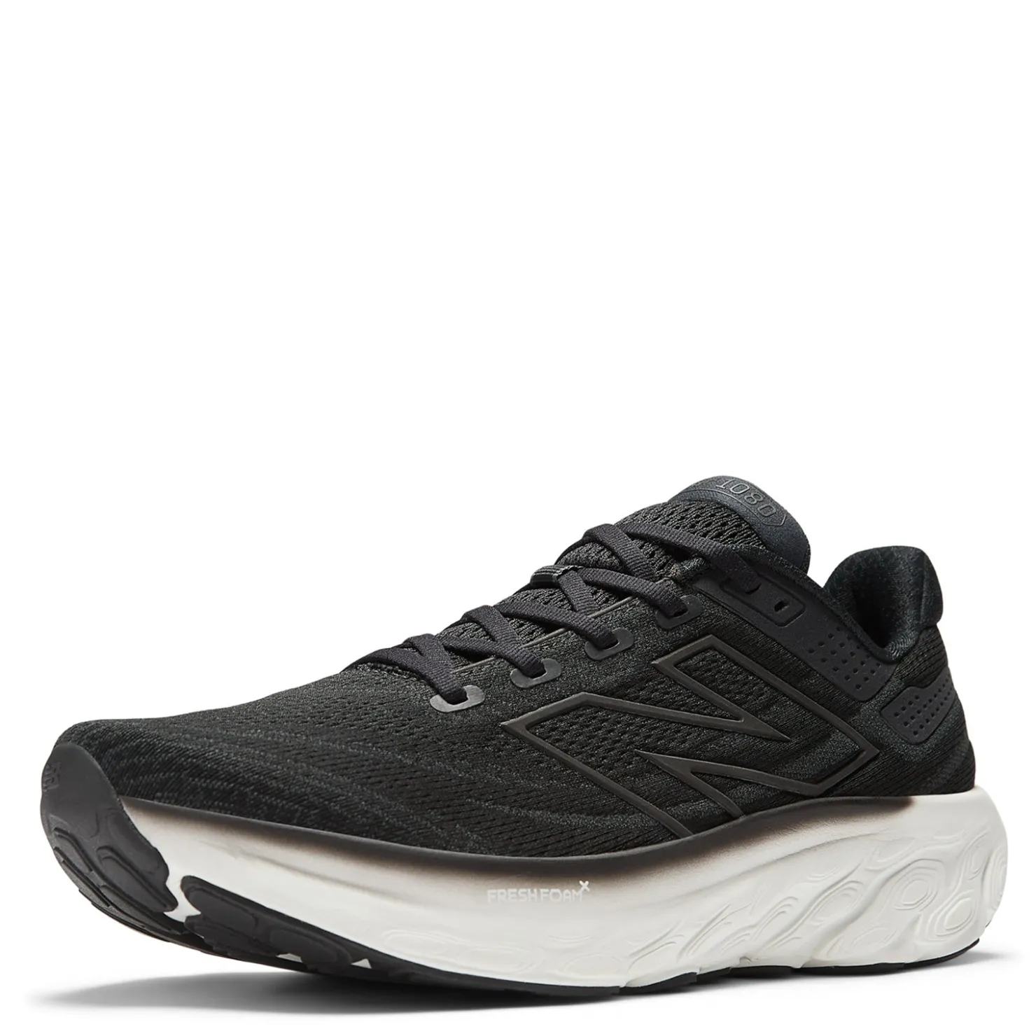 Running*New Balance Men's , 1080v13 Fresh Foam X Running Shoe Black White
