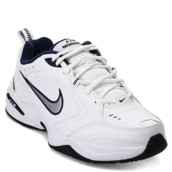 Sneakers & Athletics*Nike Men's , Air Monarch IV Training Shoe - Extra Wide Width White/Navy/Silver
