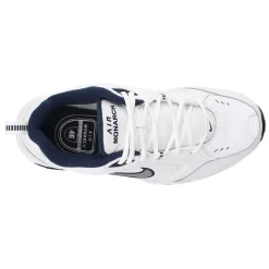 Sneakers & Athletics*Nike Men's , Air Monarch IV Training Shoe - Extra Wide Width White/Navy/Silver