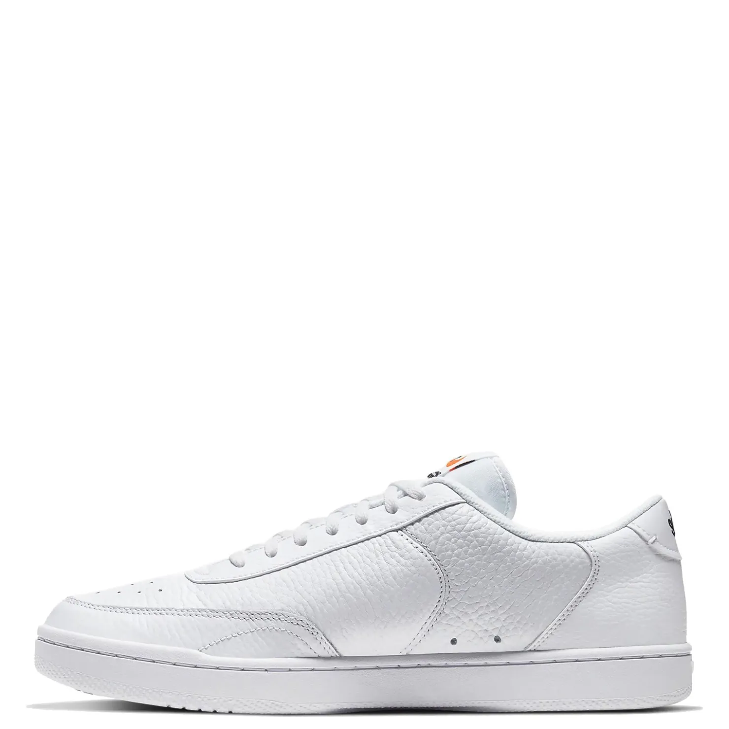 Fashion & Street*Nike Men's , Court Vintage Premium Sneaker White/Black/Orange