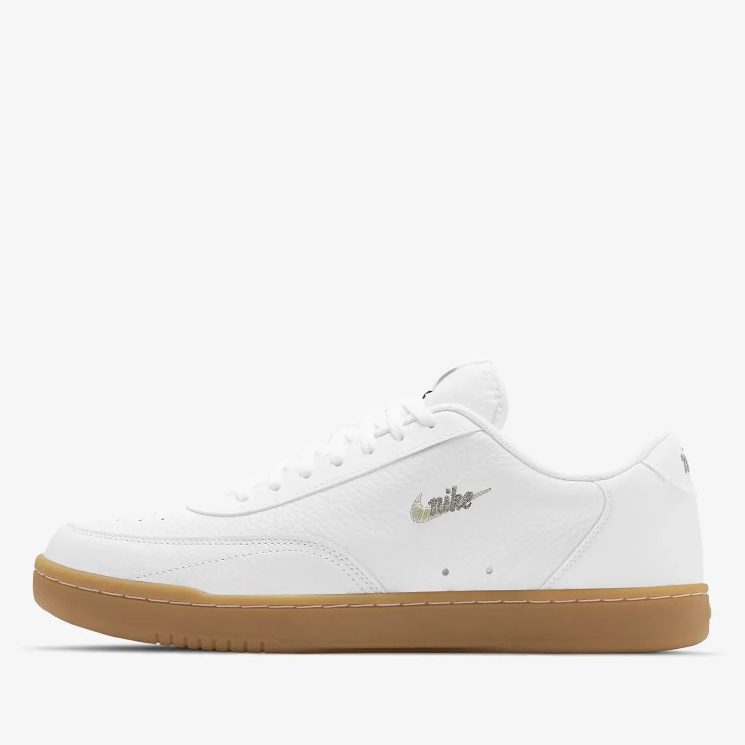 Fashion & Street*Nike Men's , Court Vintage Premium Sneaker White/Fossil-Enigma Stone