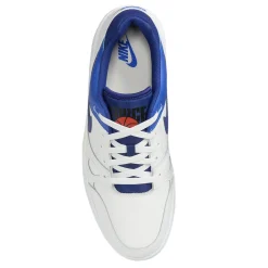 Fashion & Street*Nike Men's , Full Force Low Sneaker Summit White/Deep Royal Blue-Racer Blue