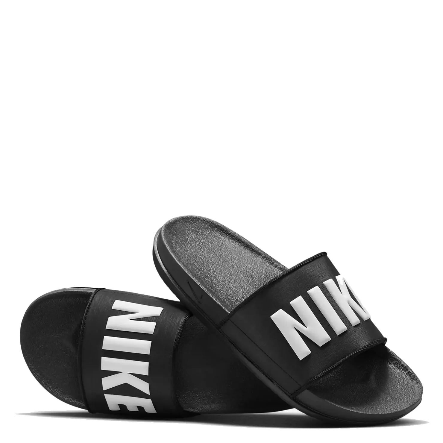 Sandals*Nike Men's , Offcourt Sandal Black/White
