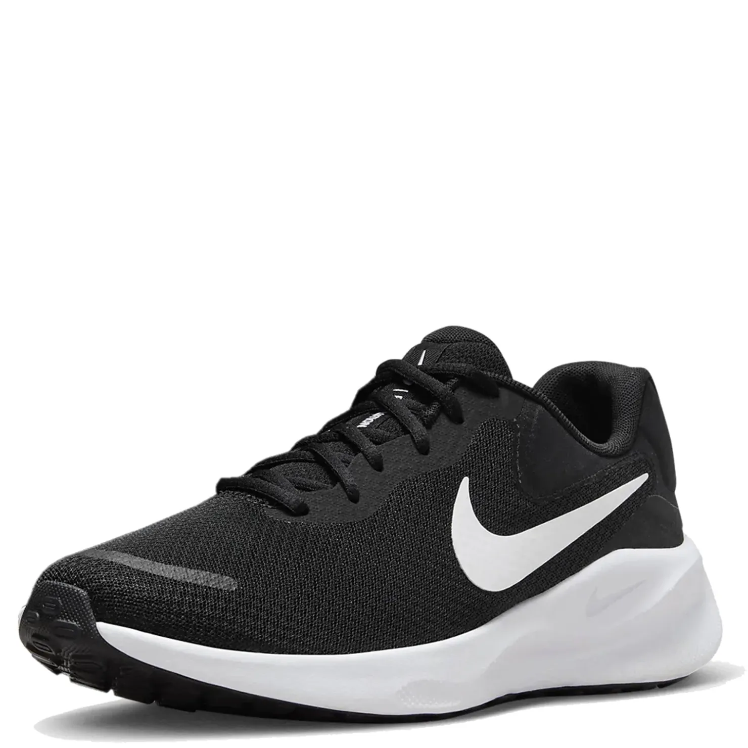 Sneakers & Athletics*Nike Men's , Revolution 7 Running Shoe Black/White