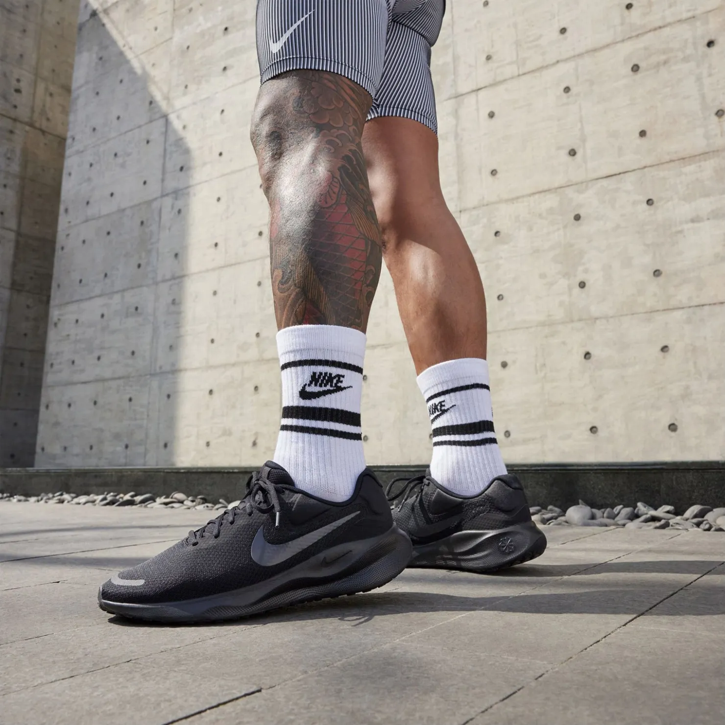 Running*Nike Men's , Revolution 7 Running Shoe Black/Off Noir