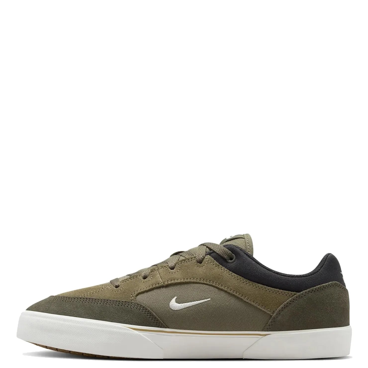 Fashion & Street*Nike Men's , SB Malor Skate Sneaker Medium Olive/Sail-Cargo Khaki-Black