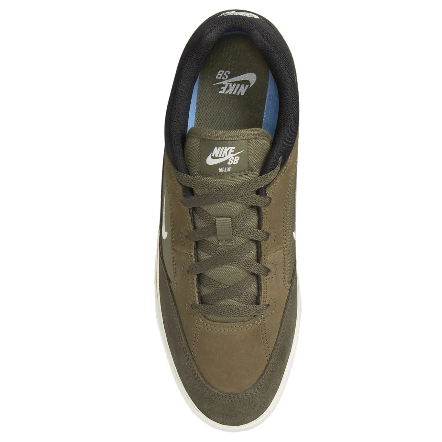 Fashion & Street*Nike Men's , SB Malor Skate Sneaker Medium Olive/Sail-Cargo Khaki-Black