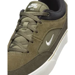 Fashion & Street*Nike Men's , SB Malor Skate Sneaker Medium Olive/Sail-Cargo Khaki-Black