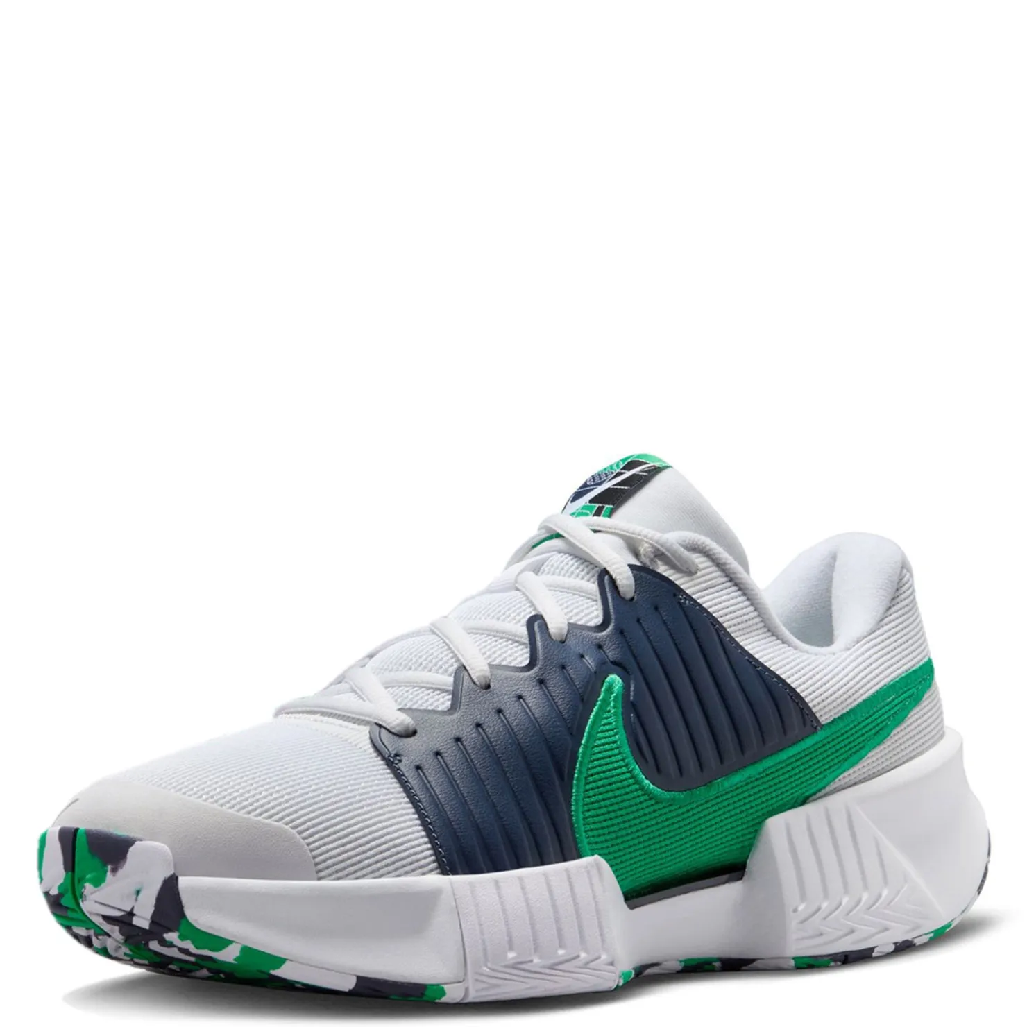 Court*Nike Men's , Zoom Challenge Pickleball Shoe White/Stadium Green-Thunder Blue-Black