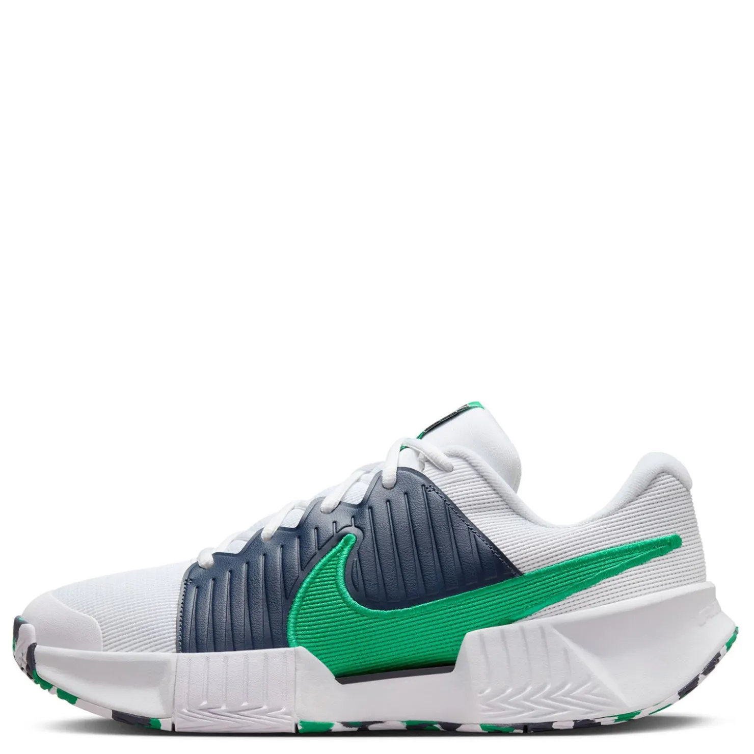 Court*Nike Men's , Zoom Challenge Pickleball Shoe White/Stadium Green-Thunder Blue-Black