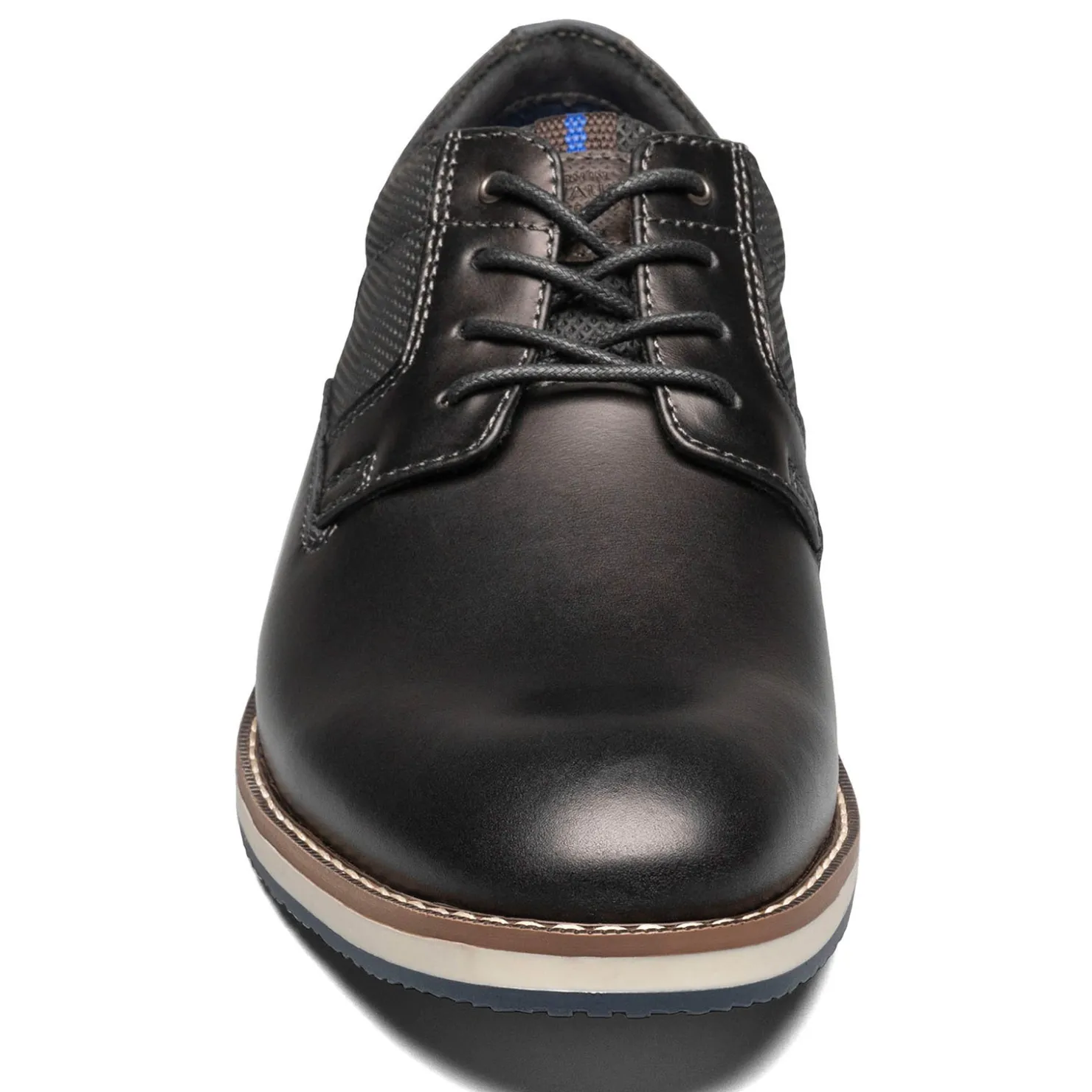 Dress*Nunn Bush Men's , Circuit Plain Toe Oxford Black