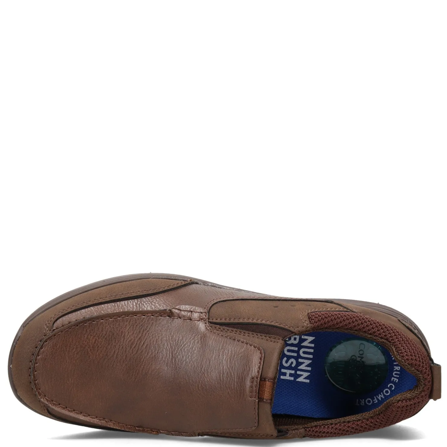 Slip-On Shoes*Nunn Bush Men's , Conway Slip-On Dark Brown
