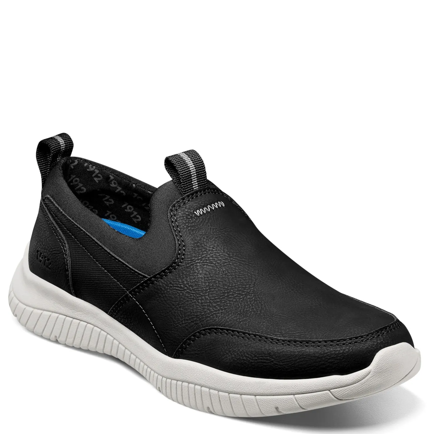 Slip-On Shoes*Nunn Bush Men's , KORE City Pass Moc Toe Slip-On Black