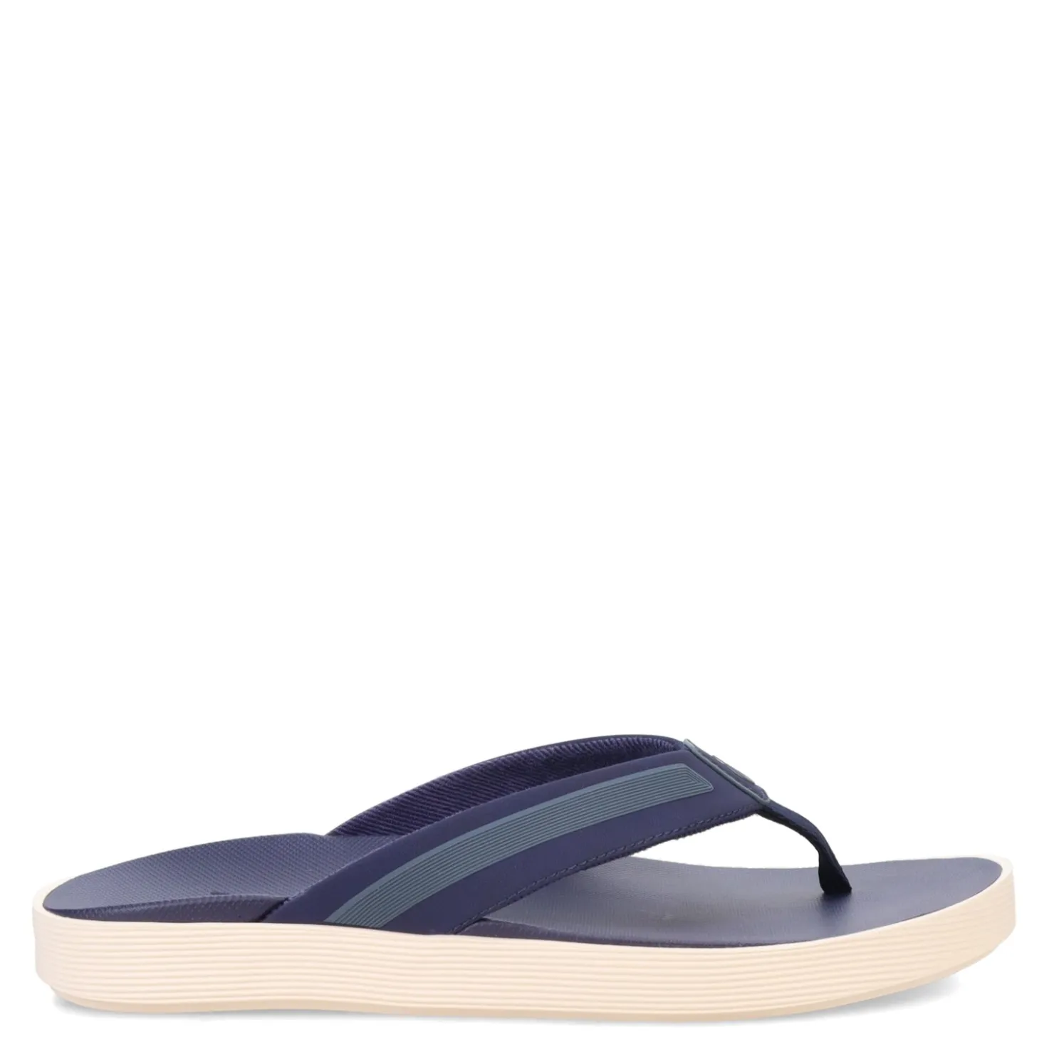 Sandals*OluKai Men's , Leeward Sandal Navy/Navy