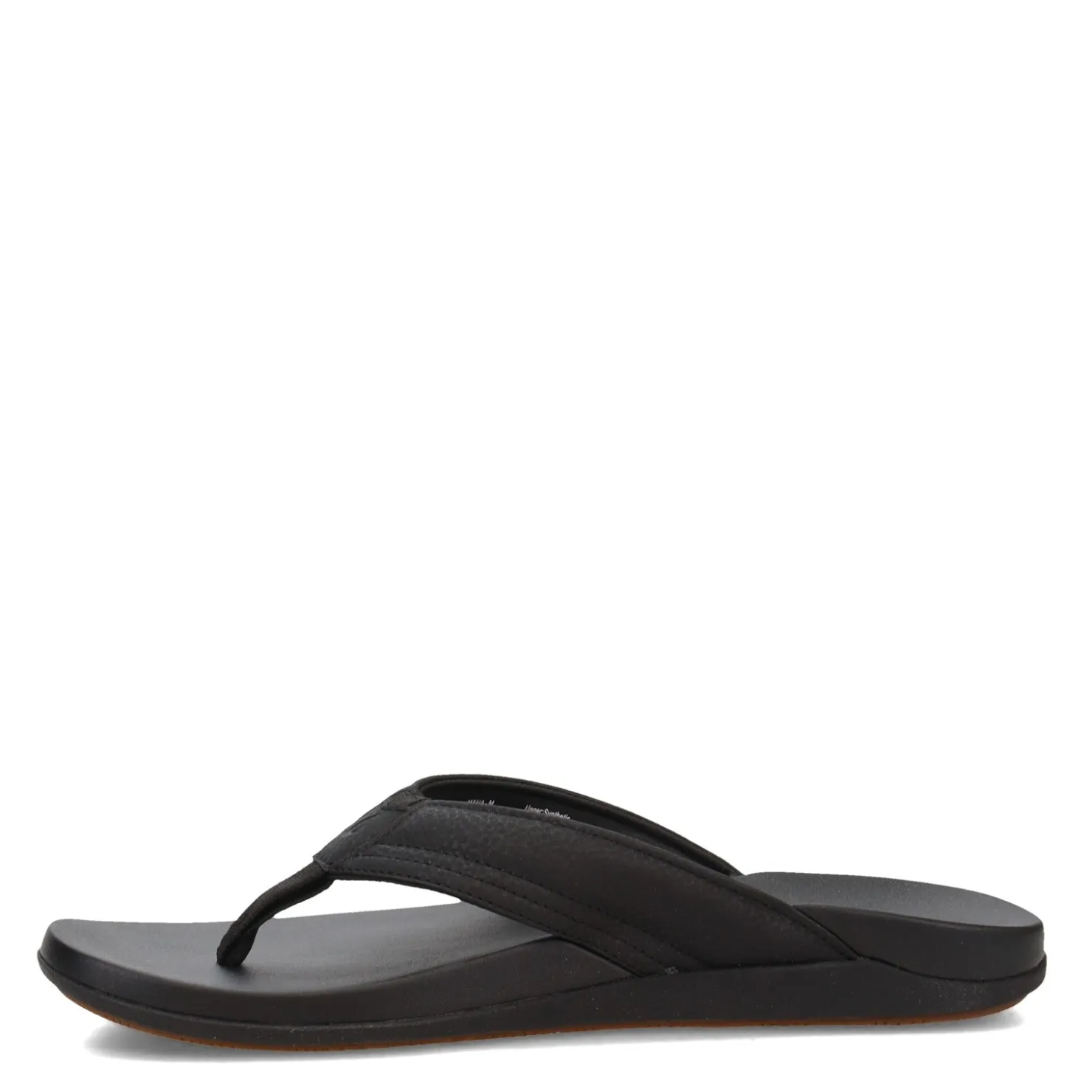 Flip Flops*OluKai Men's , Maha Thong Sandal Black Black