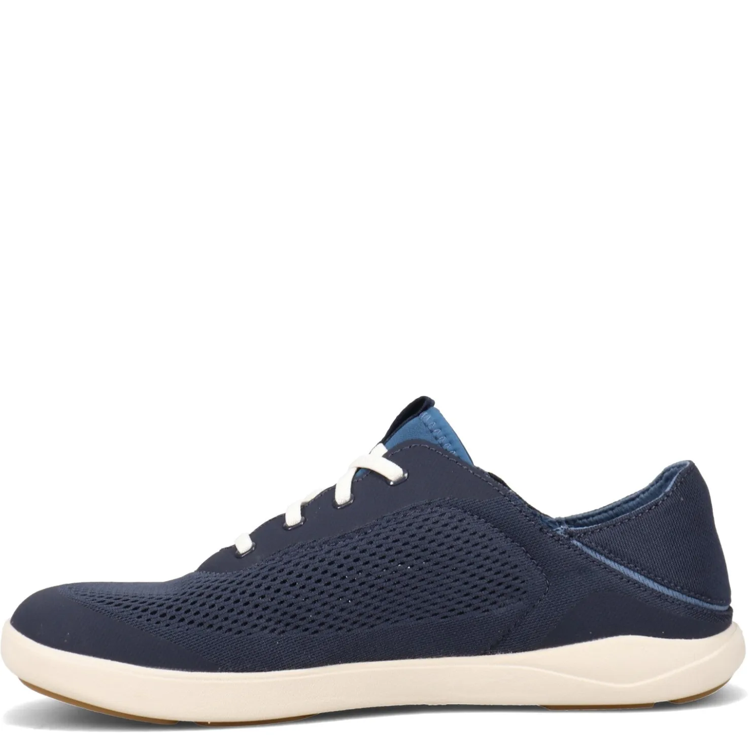 Boat Shoes*OluKai Men's , Moku Pae Boat Shoe Blue Beige