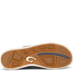 Boat Shoes*OluKai Men's , Moku Pae Boat Shoe Blue Beige