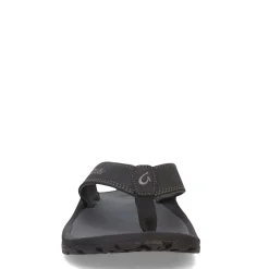Sandals*OluKai Men's , Ohana Sandal Black/Dk Shadow