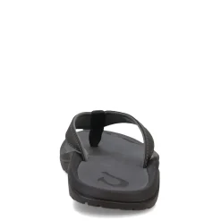 Sandals*OluKai Men's , Ohana Sandal Black/Dk Shadow
