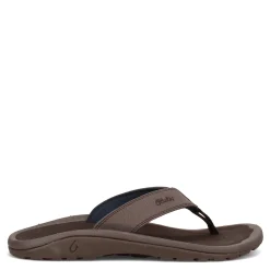 Flip Flops*OluKai Men's , Ohana Sandal Dk Wood/Dk Wood