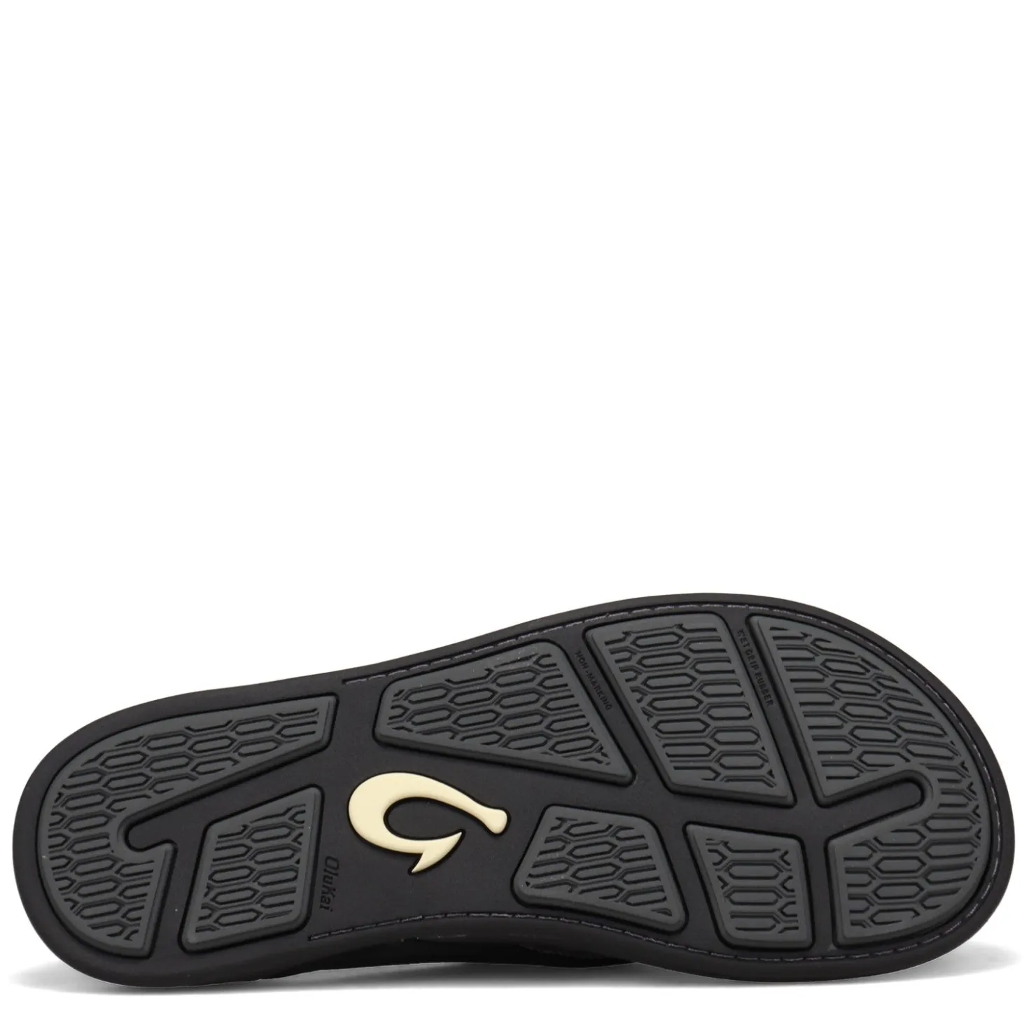 Flip Flops*OluKai Men's , Tuahine Sandal Black