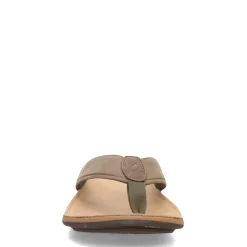 Flip Flops*OluKai Men's , Tuahine Sandal Hunter/Golden Sand