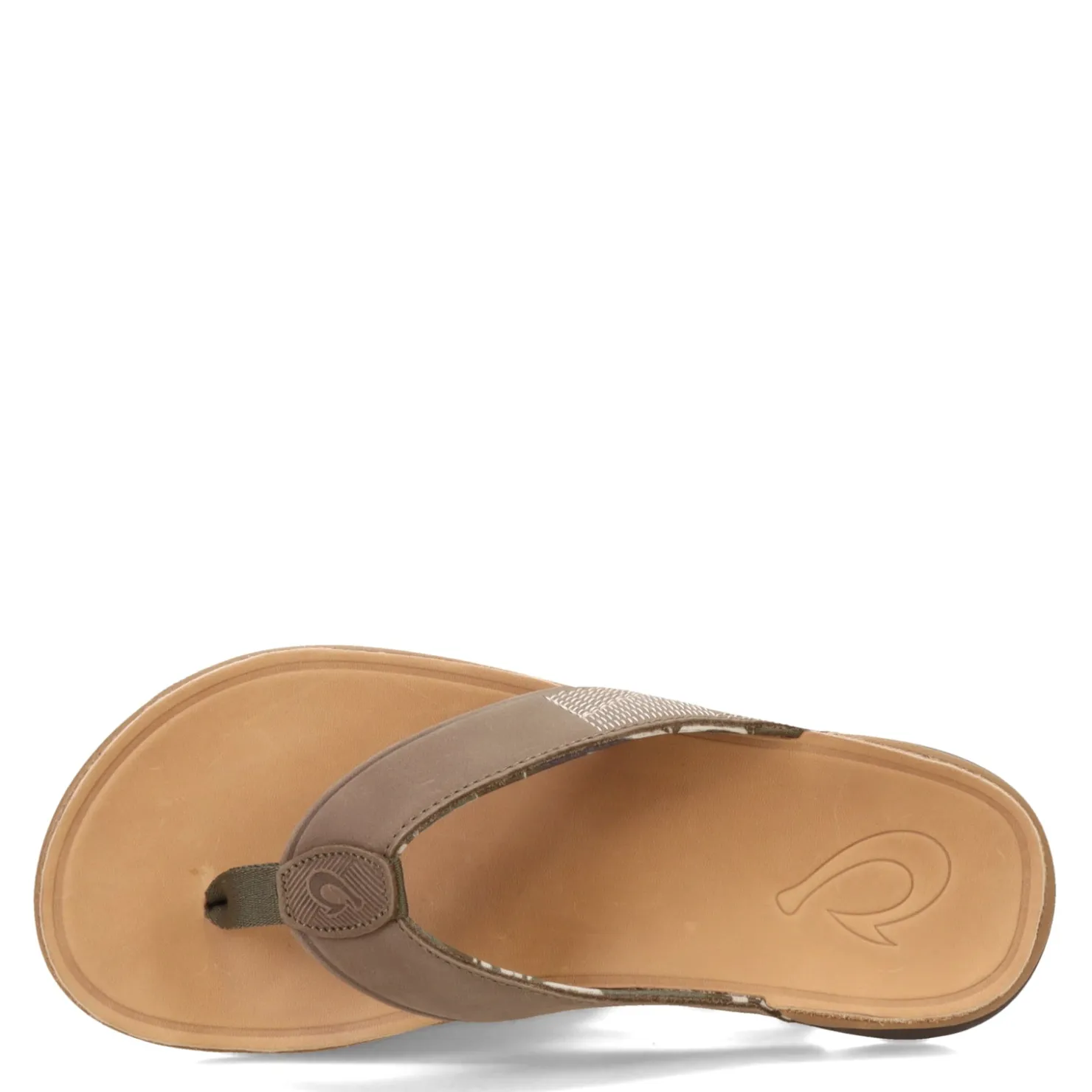 Flip Flops*OluKai Men's , Tuahine Sandal Hunter/Golden Sand