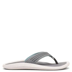 Flip Flops*OluKai Men's , Ulele Sandal Stone/Stone