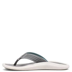 Flip Flops*OluKai Men's , Ulele Sandal Stone/Stone