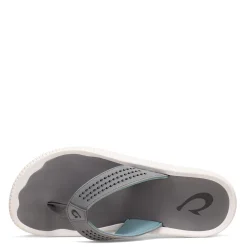 Flip Flops*OluKai Men's , Ulele Sandal Stone/Stone