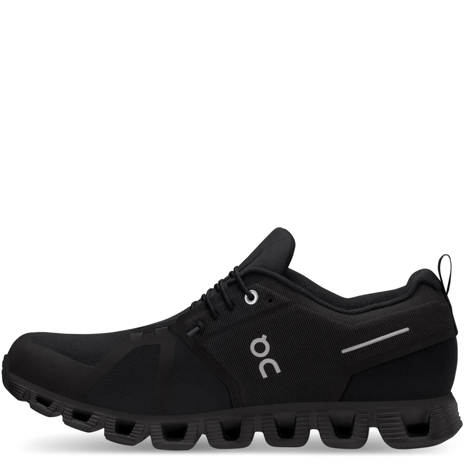Running*ON Running Men's , Cloud 5 Waterproof Running Shoe All Black