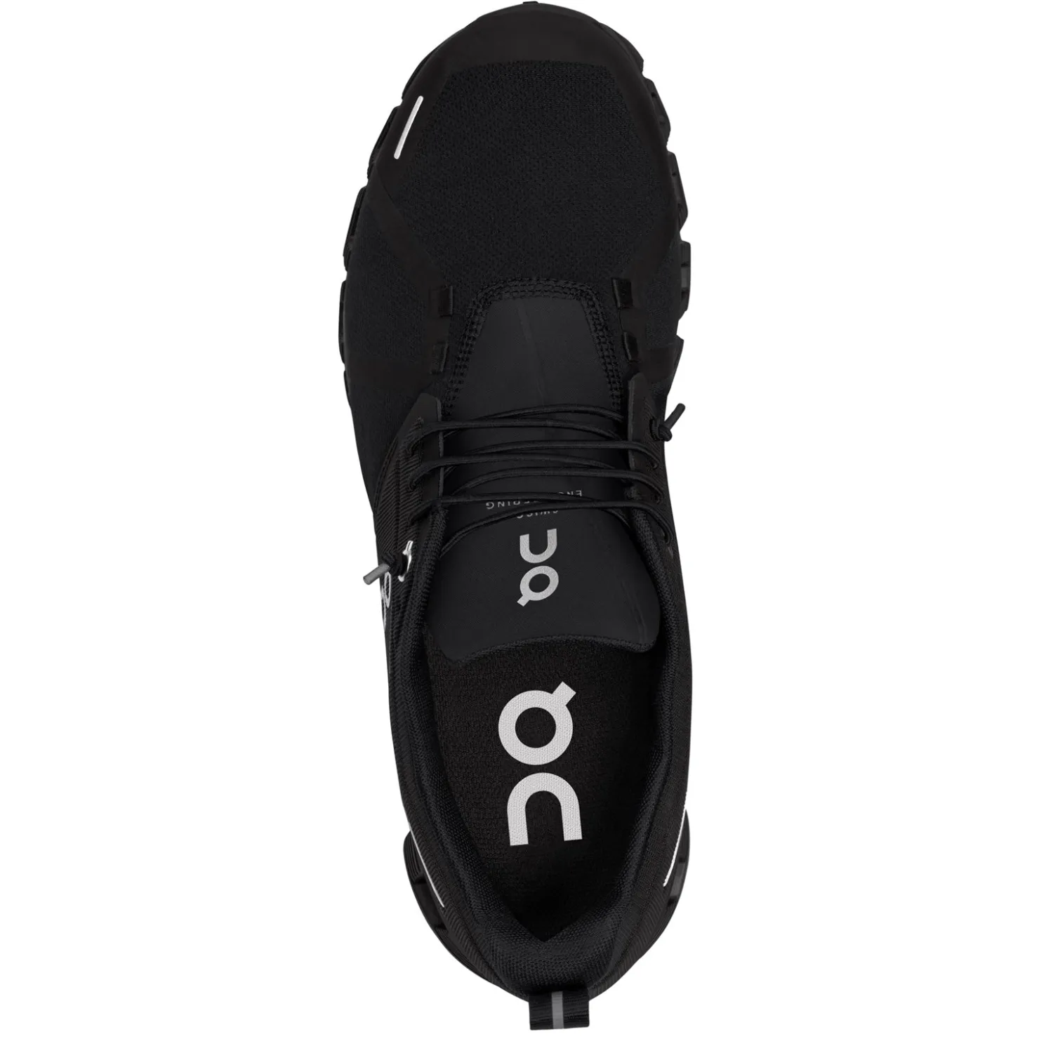 Running*ON Running Men's , Cloud 5 Waterproof Running Shoe All Black
