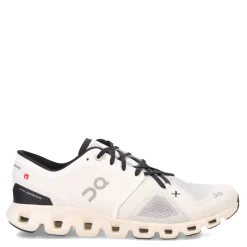 Running*ON Running Men's , Cloud X 3 Running Shoe Ivory/Black