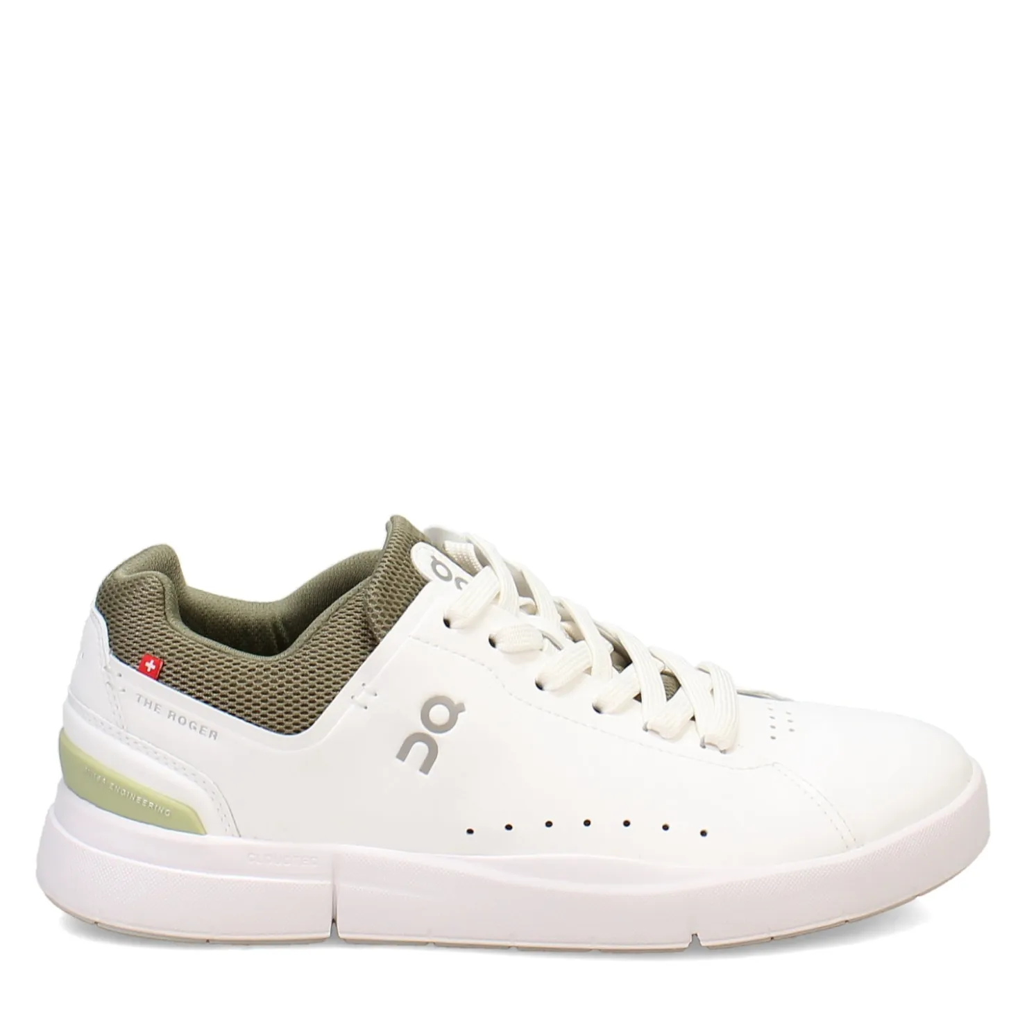 Sneakers & Athletics*ON Running Men's , The Roger Advantage Tennis Shoe White/Olive