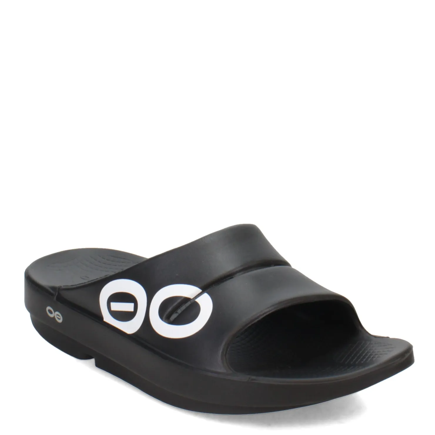 Sandals*OOFOS Men's , OOahh Sport Slide Sandal Black/White