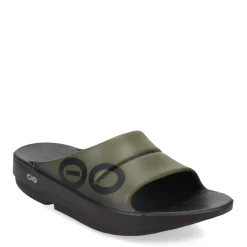 Sandals*OOFOS Men's , OOahh Sport Slide Sandal Tactical Green