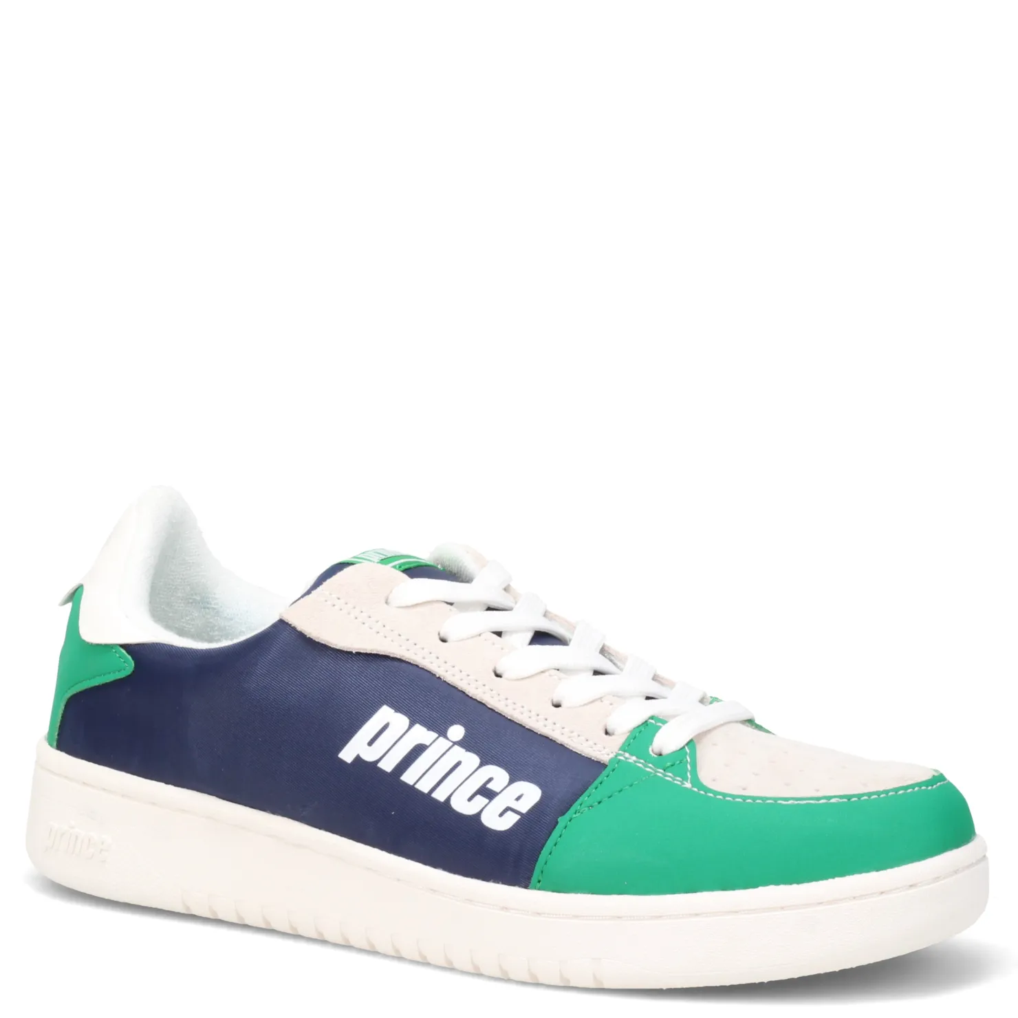 Fashion & Street*Prince Men's , Vintage Cup Benjo Sneaker Navy Green