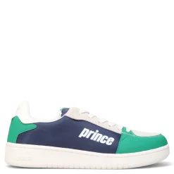 Fashion & Street*Prince Men's , Vintage Cup Benjo Sneaker Navy Green