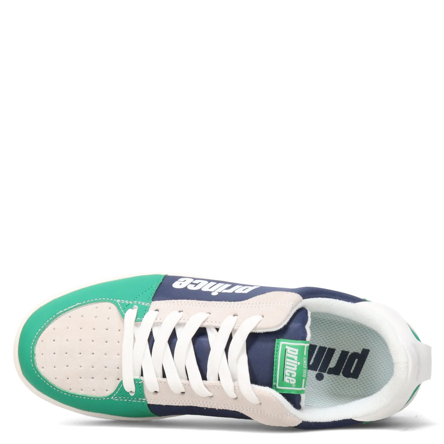Fashion & Street*Prince Men's , Vintage Cup Benjo Sneaker Navy Green