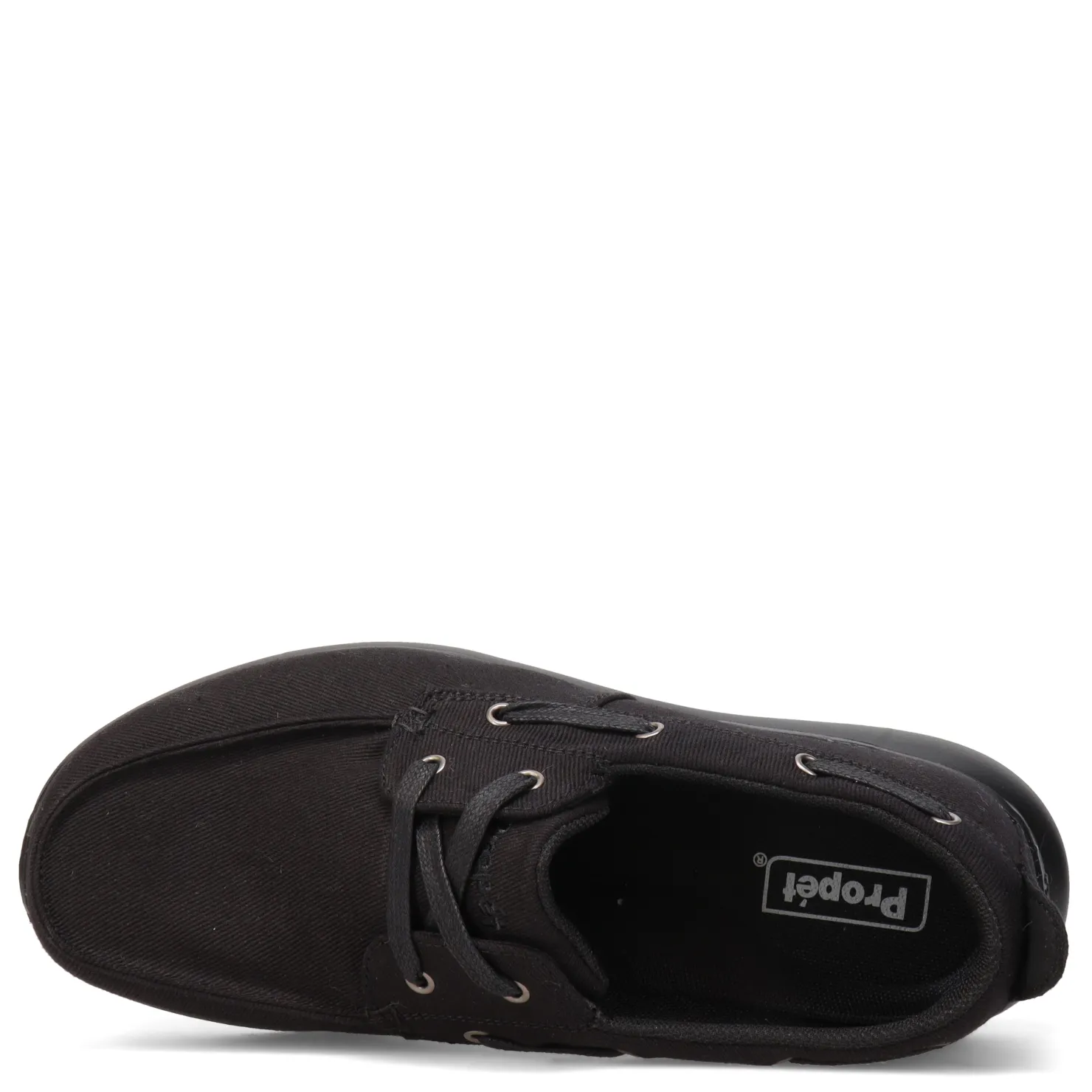 Boat Shoes*Propet Men's , Viasol Lace Boat Shoe Black